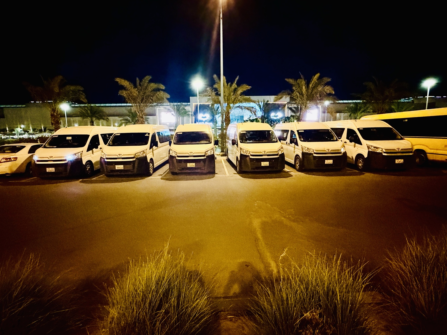 Easy Go Transport fleet parked together in Kuwait